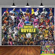 Load image into Gallery viewer, Battle Royale Backdrop Poster Video Game Photo Background Party Supplies Happy Birthday Gamer Banner Kids Wall Decoration 7x5FtBattle Royale Backdrop Poster Video Game Photo Background Party Supplies Happy Birthday Gamer Banner Kids Wall Decoration 7x5Ft
