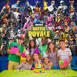 Battle Royale Backdrop Poster Video Game Photo Background Party Supplies Happy Birthday Gamer Banner Kids Wall Decoration 7x5FtBattle Royale Backdrop Poster Video Game Photo Background Party Supplies Happy Birthday Gamer Banner Kids Wall Decoration 7x5Ft