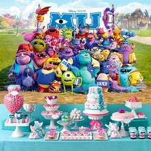 Load image into Gallery viewer, Monsters University Backdrop Monsters Inc Birthday Party Supplies Photography Backdrop Kids Photo Background Children Theme Birthday Party Decoration Wallpaper Photo Shooting PropsBackdrop